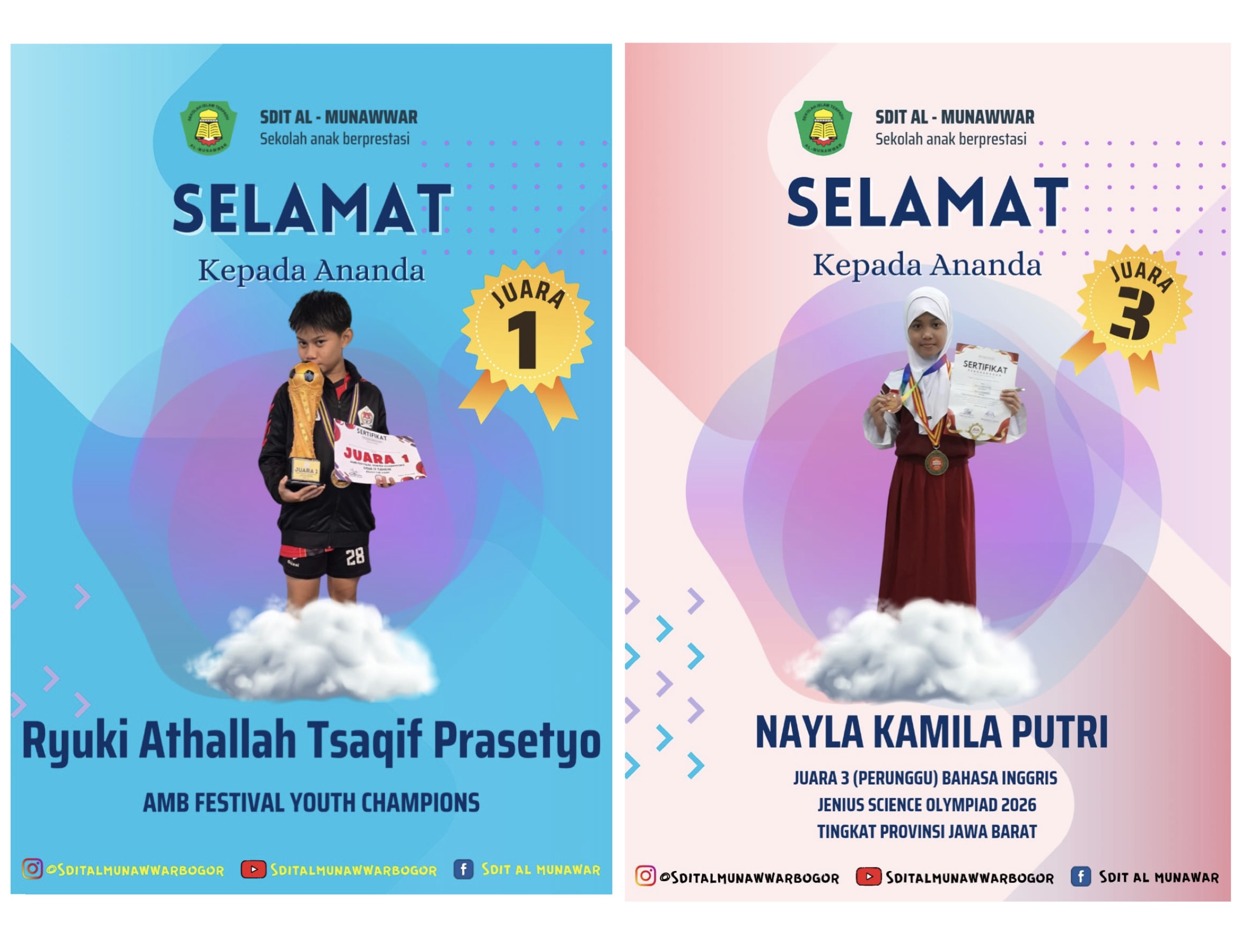 Bangga! Kembali Meraih Prestasi SDIT Al Munawwar